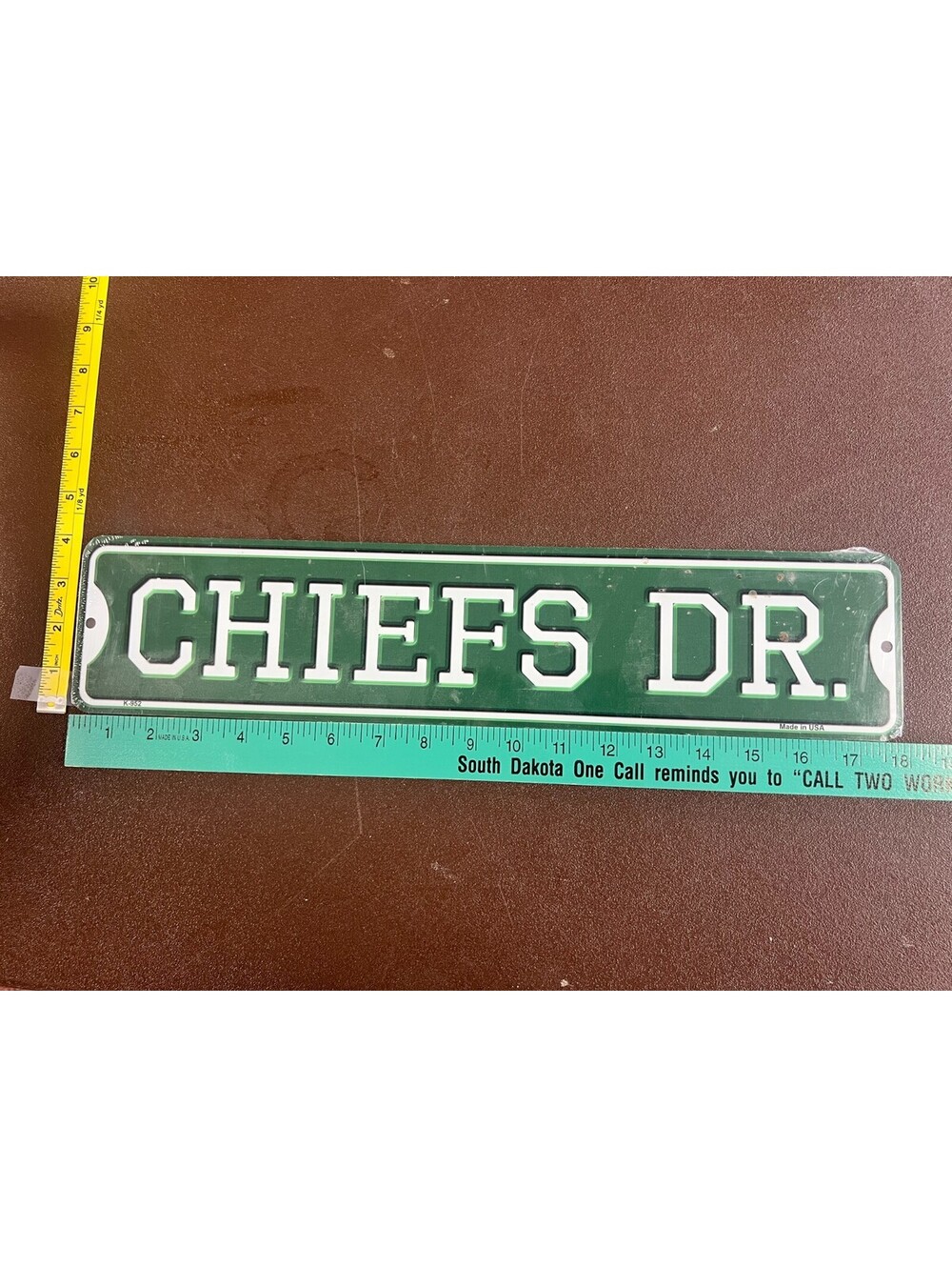 Chiefs Dr 4x18 Aluminum Metal Street Sign Football Fan Wall Decor